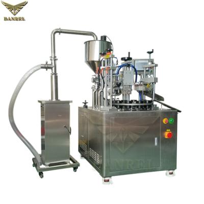 China Semi automatic chemical plastic soft tube filling ultrasonic cosmetic tube sealing machine for sale for sale