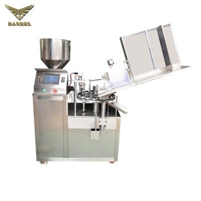 China Cheap price chemical semi-automatic aluminum tube sealing machine metal tube filling manual sealer and filler for glue and ointment for sale