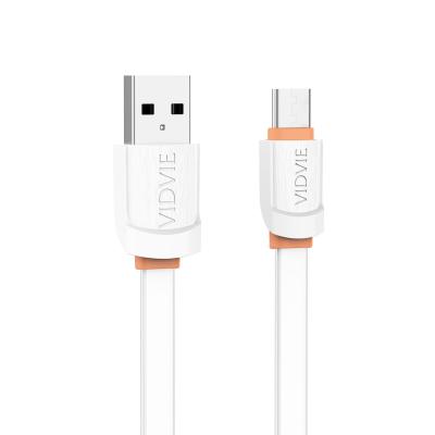 China MP3/MP4 Colorful Fast Charging Type C Cabo Carregador USB Tipo c Player Flat Data Cable VIDVIE Hrebos Turbo 2.4A for sale