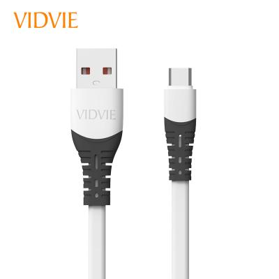 China Wholesale VIDVIE 2021 USB Android 2.1A Player Data Cable MP3/MP4 Strong White Microphone Cable De Datos for sale