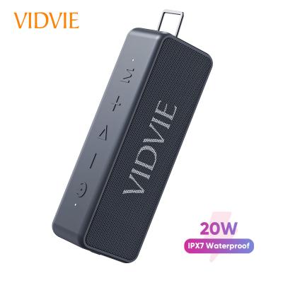 China VIDVIE Wireless Compact IPX7 Waterproof 20W Loud Bass Sport Portable Wireless Audionic TWS Bluetooh Speaker for sale