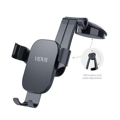 China VIDVIE Universal Adjustable Dashboard Windshield Car Phone Holder Mount with Long Arm Suction for sale