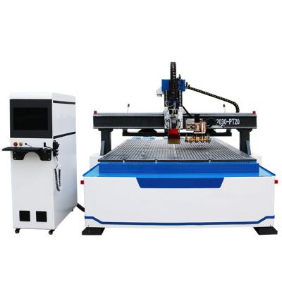 China Hotels Woodworking CNC Router Machine 1325 Price For Advertising Acrylic for sale