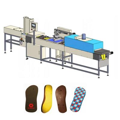 China Automatic Slipper Screen Printing Machine Flip Flop Maker for sale