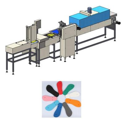 China Flip Flop Sole Printing Machine Automatic Screen Printing Machine For Slippers Making for sale