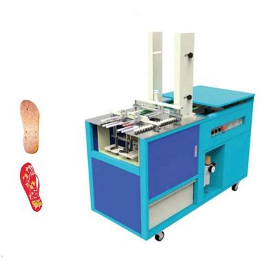 China Slipper Maker Machine EVA Rubber Sheet Drilling Sole Strap Attaching Machine Flip Flop Machine for sale