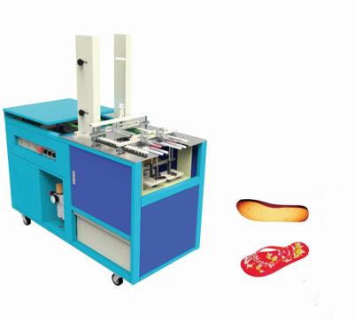 China Small Multi Function Automatic EVA Flip Flop Making Machine For Slippers Sandals Chappal Making for sale