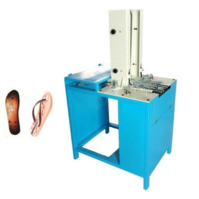 China EVA PVC Rubber Sandal Flip Flop Strap Attaching Machine For Making Slippers for sale