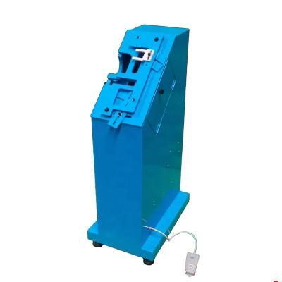 China Factory Sales Polymak Small Slipper Sandal Manual Machine Flip Flop Slipper Strap Inserting Machine for sale