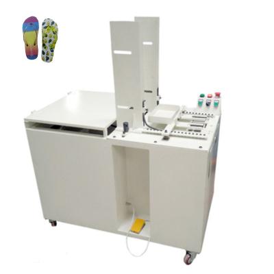 China EVA/PE Flip Flop Sole Electric Strap Fixing Machine LE-1SF for sale