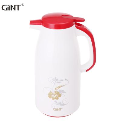 China Double Wall Environmental Protection And Double Wall Insulation Coating Printing Viable Coffee Glass Jar Pot for sale