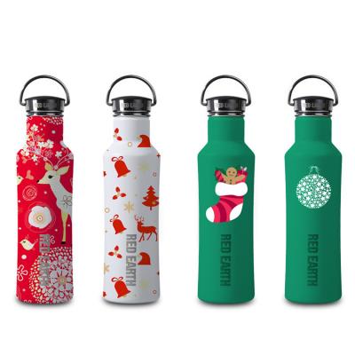 China PORTABLE Christmas 530ml Vacuum Travel Portable Durable Sport Stainless Steel Vacuum Water Bottle for sale