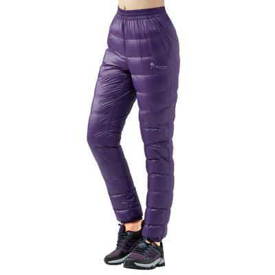 China 2021 Women QUICK DRY QUICK DRY Swept Winter Goose Down Padded Down Warm Pants Trousers for sale