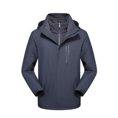 China Adult Winter Outdoor Waterproof Breathable Warm Blue Jacket for sale