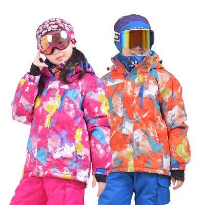 China Wholesale Price Thickened Breathable Customized Children's Warm Outdoor Professional Ski Jacket for sale