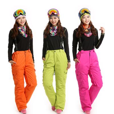 China Breathable Breathable Fashion Adult Solid Color Thickened Warm Waterproof Ski Pants for sale