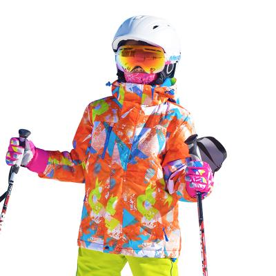 China Hot Wholesale Price Children's Professional Ski Jacket Thickened Customized Breathable Breathable and Waterproof for sale