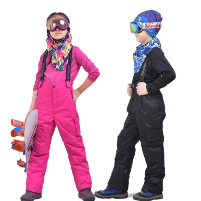 China Wholesale Price Breathable Breathable Customized Children's Winter Snow Pants Thickened Warm Raincoat Children for sale