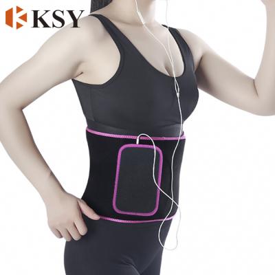 China Durable Silver Linings Waist Trainer Corset Sweat Belt With Pocket Waist Trimmer Belt For Women And Men for sale