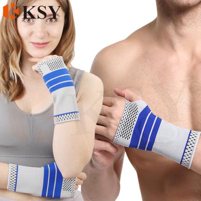 China Protect Knitted Wrist Guard Hands Joint Protection Accept OEM Customs Protecting Palm Wrist Guard for sale