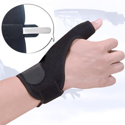 China Breathable Lightweight Medical Thumb Stabilizer Wrist Splint Brace Support Sprain Wrist Brace for sale