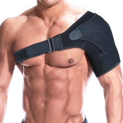 China Breathable Neoprene Compression Shoulder Support Brace Hot Selling Shoulder Guard For Adults for sale