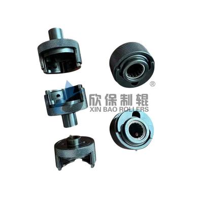 China Precieze afmeting van het drukwerk Rubber Roller Special Axis Core slijtvast accessoires Te koop