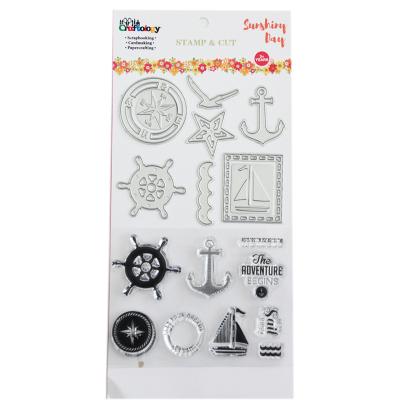 China China travel style stamp 18pcs and set die cut scrapbooking diy cutting for sale