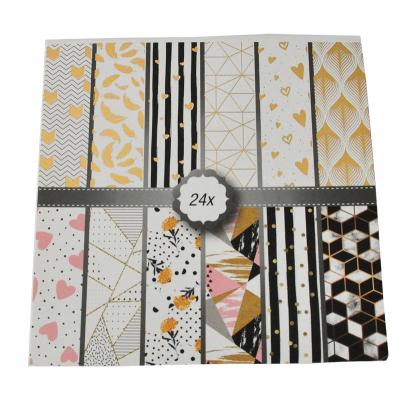 China Paper 6*6 24 Sheets 12 Designs Craft Decorative Pattern Scrapbooking Paper Pads for sale