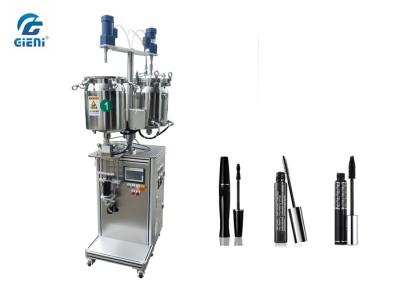 중국 특별한 모양 콘테이너를 위한 두 배 탱크 마스카라 충전물 기계 내구재 판매용