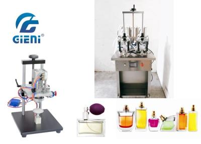 China 4 Nozzles Semi Auto Nail Polish Manufacturing Machine 10-20bot/Min With Crimper for sale