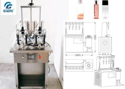 China Water Based Material Toner Filling Machine For Glass Container for sale