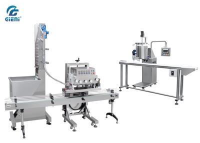 China Spindle Type Jar Filling Machine SUS304 For Vaseline 1 Year Warranty for sale