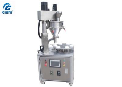 China Semi - Auto Screw Loose Powder Filling Machine JLF-2 Single Nozzle for sale