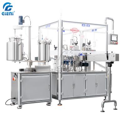 China 60pcs/Min Full Automatic Rotary Type Lip Gloss Tube Filling Machine for sale