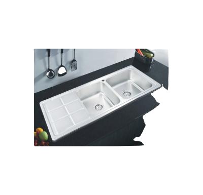 China Modern High Quality Without Double Faucet Bowl With Drainer Single Stainless Steel Kitchen Sink for sale