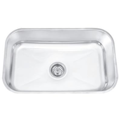 China Modern Deep Kitchen Sink Undermount Single Bowl Manufacturer TaiZhou Premium Quality Home Use Steel for sale