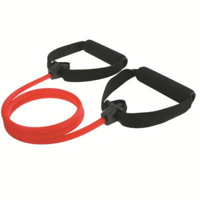 China Simple Yoga Exercise Resistance Band Exercise Tube with Comfort Grips for Resistance Training Physiotherapy for sale