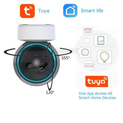 China TUYA NIGHT VISION Wireless Smart Mini Space Ball Camera IP Security Camera 1080p Alexa Google Auto Tracking Indoor Home for sale