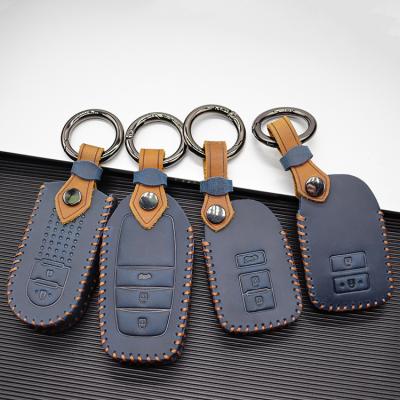 China Fanshion Factory Direct Sale New Design Scratch-Resistant Genuine Leather Key Holder Car Key Case for sale