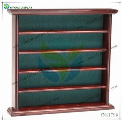 China YM4179W Gallery Golf Mahogany Gifts and Gallery Golf Ball Mahogany Display Case - 25 Balls for sale