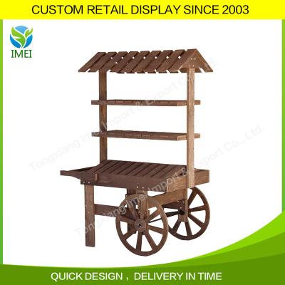 China High Quality Hot Sale Wooden Dolly Platform Truck 2 Wheel Cart for sale