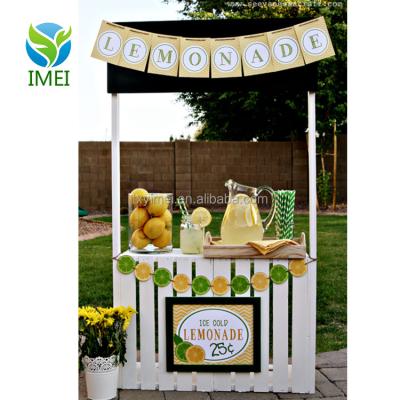 China factory price wooden inflatable lemonade booth advertising lemonade stand kiosk for promotion for sale