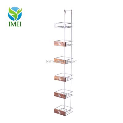 China Metal Custom Design Metal Wire Basket Display Rack And Racks for sale