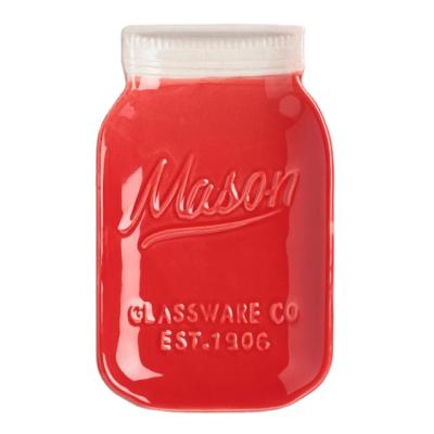 China Viable Wholesale Custom Color Ceramic Mason Jar Spoon Rest for sale