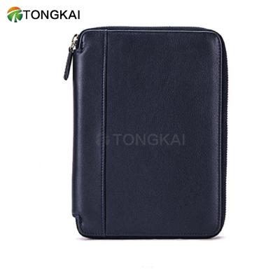 China Multifunctional Leather Look A4 Organizer Zippered Executive Folder Conference Folder Folder for sale