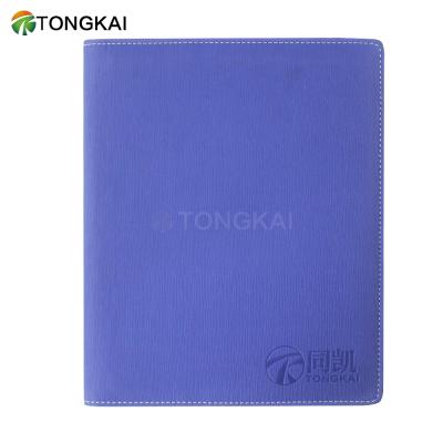 China Simple stylish custom two color leather document car folder /folders for presentation for sale