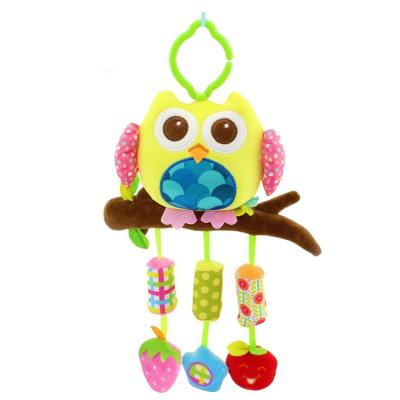 China Large Owl Plush H031B Wind Chimes Baby Crib Hanger for sale