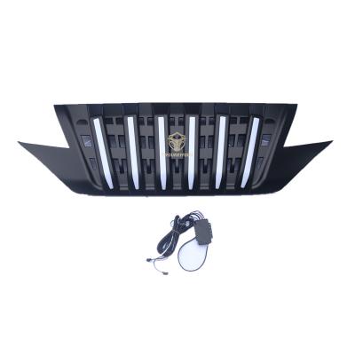 China Decoraion+Convenient Cargo Car Modified Front Grills Led Grill With Light For Rush 2018 2019 2020 Auto Exterior Accessories for sale