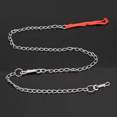 China 2021 DETACHED New Arrive Cheap Price Iron Chain Pet Leads All Size Dog Metal Chain Dog Collar Leash for sale